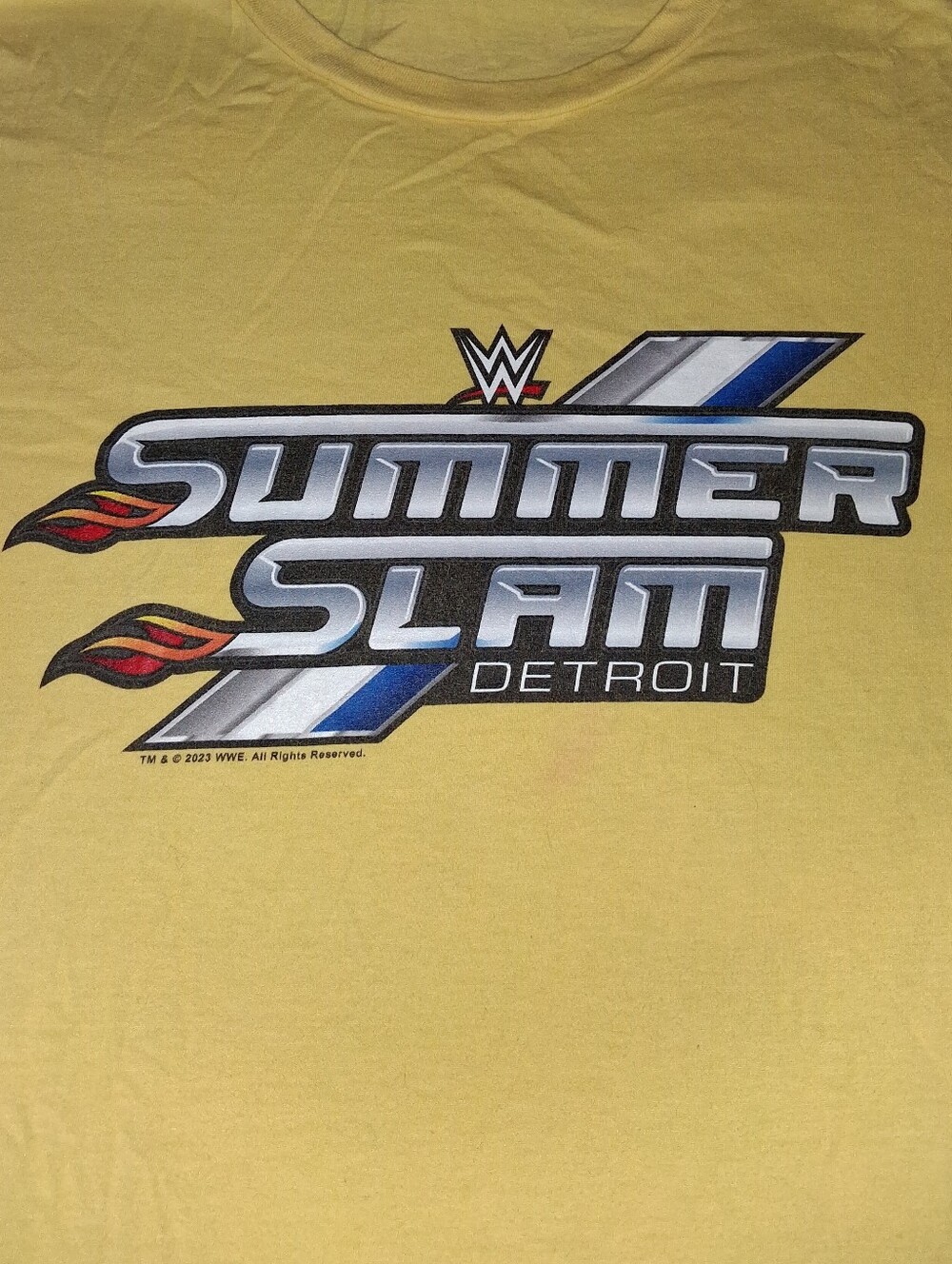 2023 Summerslam Detroit Event Shirt WWE Tee Wrestling